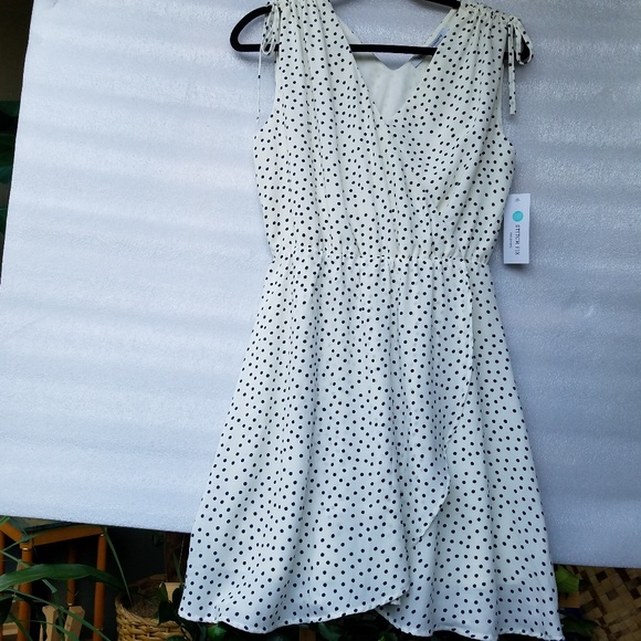 Collective Concepts Dresses & Skirts - New Stitch Fix sleeveless dress polka dot Small